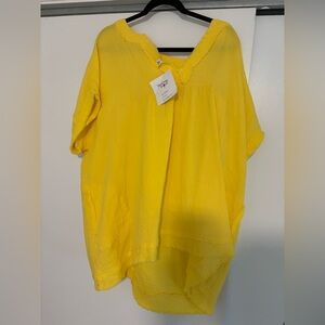 Zenana Outfitters Yellow Blouse